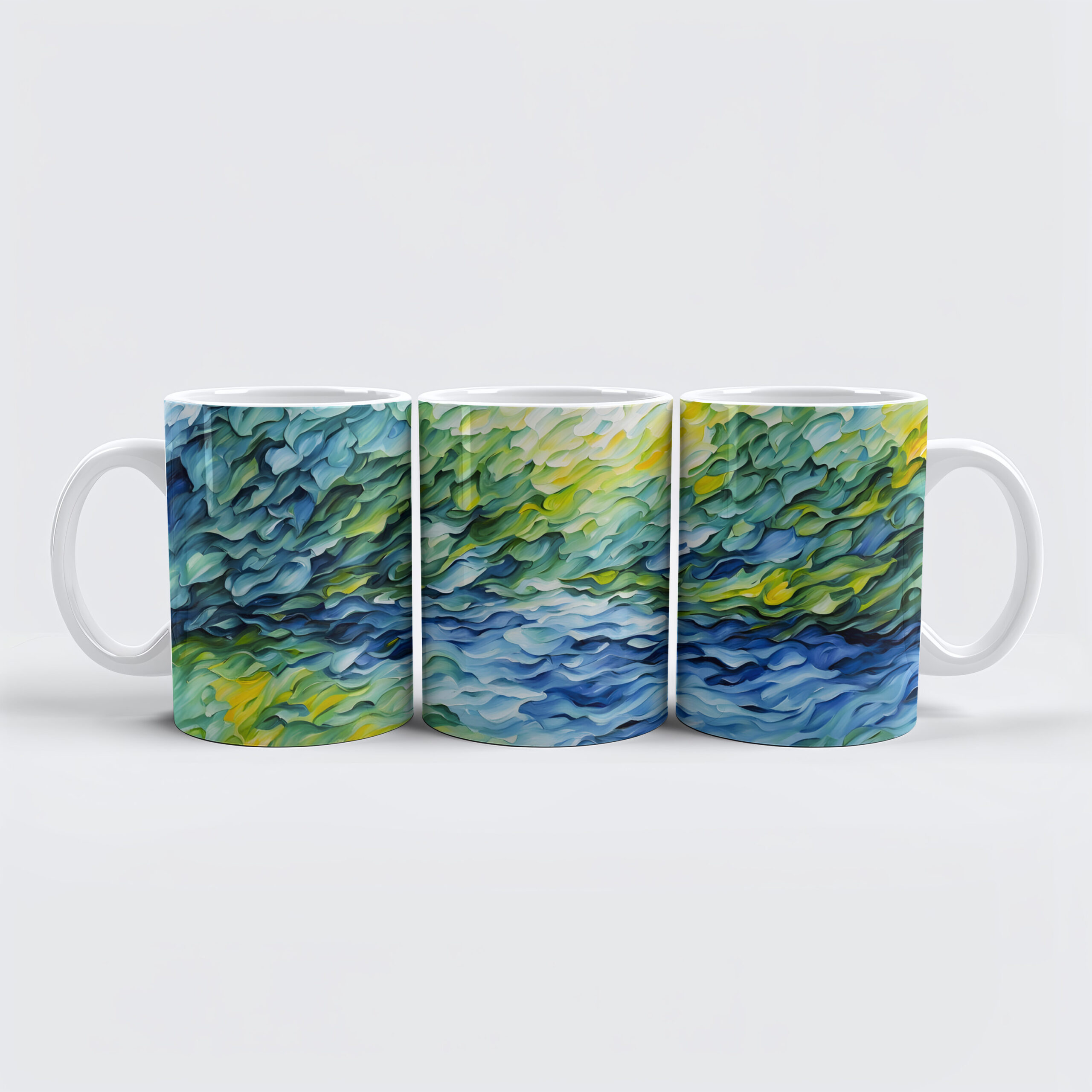raxxa Premium-Tasse: Organic Flow Wave Abstraction