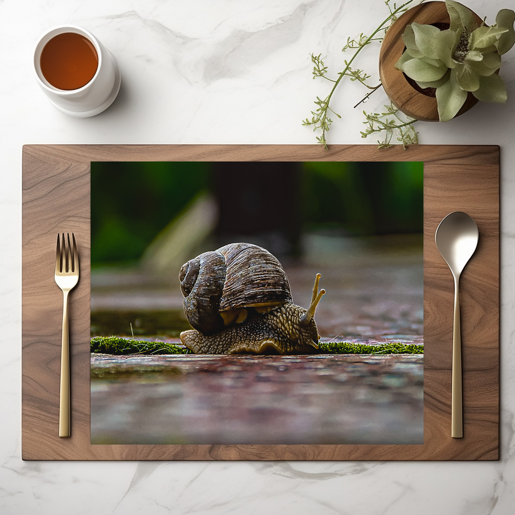 raxxa Premium-Tischset: Schnecke - immagine 2