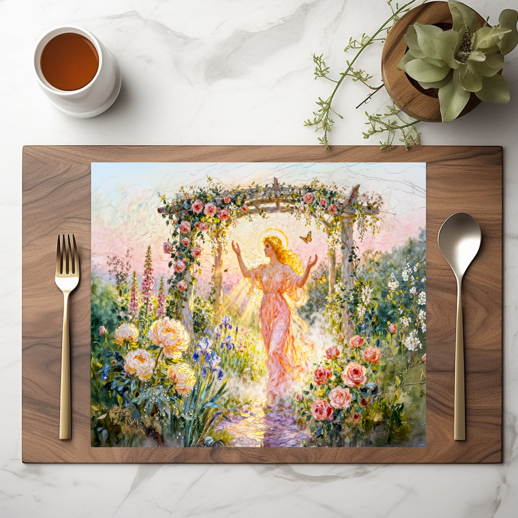 raxxa Premium-Tischset: Greek Goddess Eos Rose Sunrise – Bild 2
