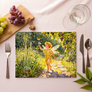 raxxa Premium-Tischset: Greek God Eros in Garden