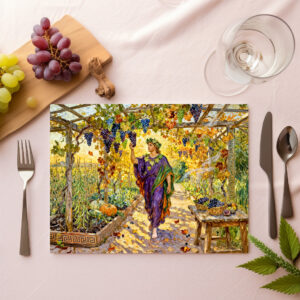 raxxa Premium-Tischset: Greek God Dionysus Vineyard Walk
