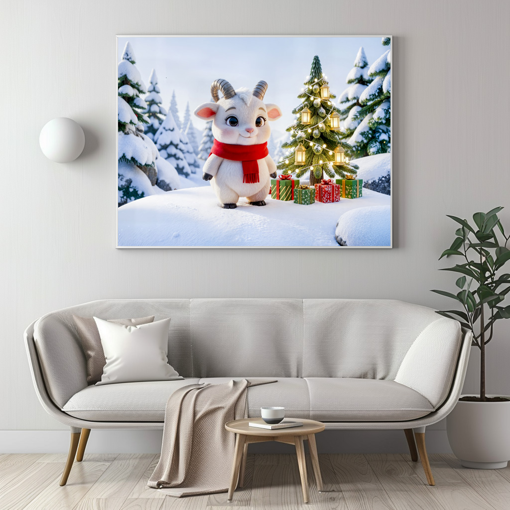 Poster: Cute 3D Capricorn Zodiac Character
