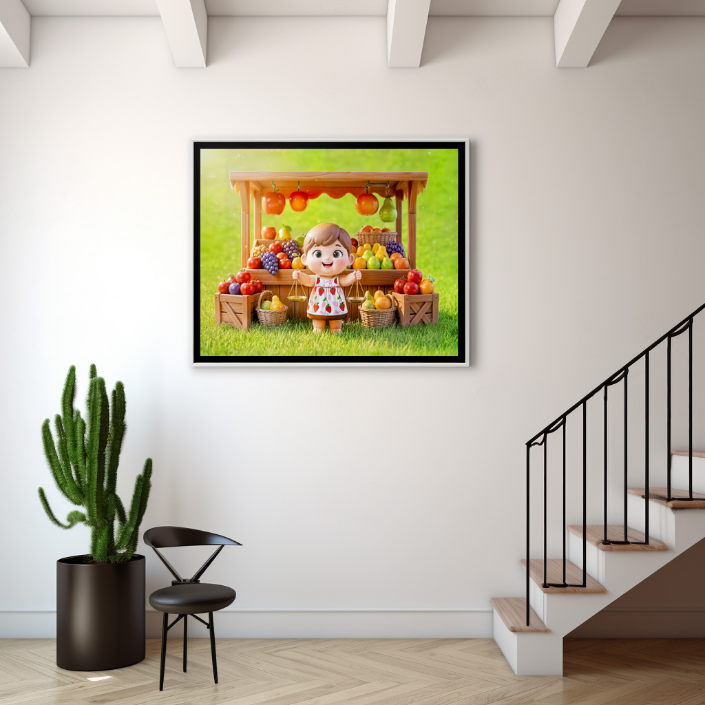 Poster: Cute 3D Libra Zodiac Girl – Bild 2