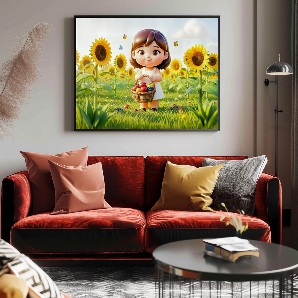 Poster: Cute 3D Virgo Zodiac Character – Bild 3