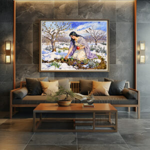 Poster: Greek Goddess Persephone Early Spring
