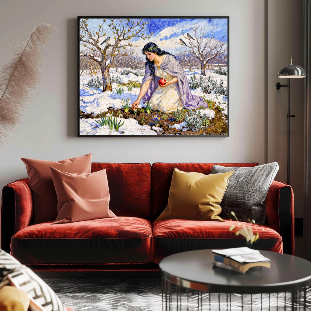 Poster: Greek Goddess Persephone Early Spring – Bild 2