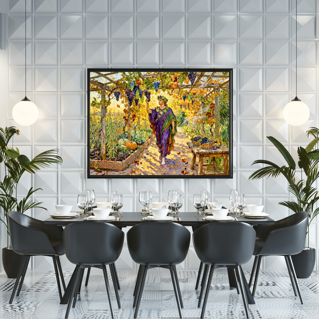 Poster: Greek God Dionysus Vineyard Walk – Bild 3