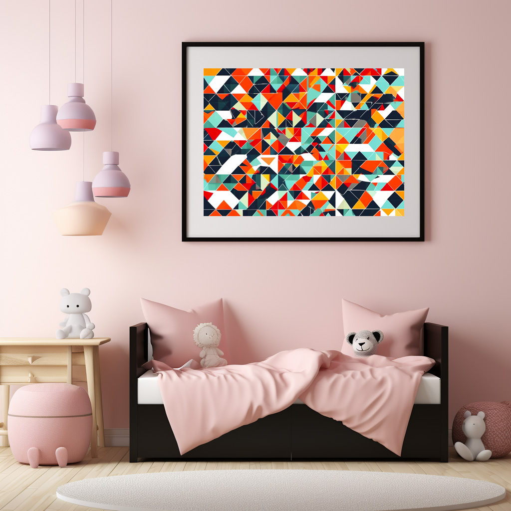 Poster: Dynamic Abstract Color Rays – Bild 2