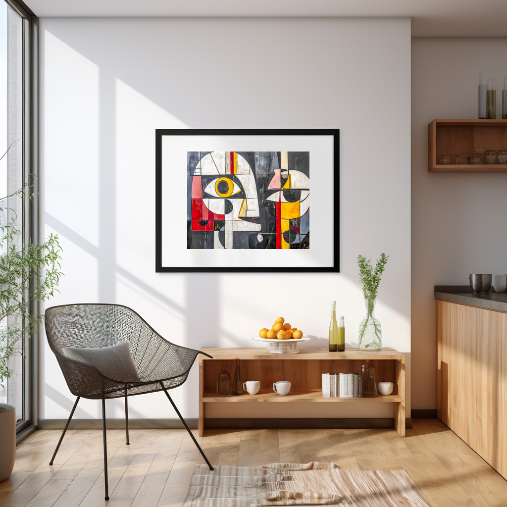 Poster: Abstract Fragmented Face Design - Image 2