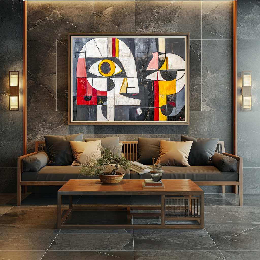 Poster: Abstract Fragmented Face Design - Image 3