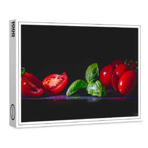 raxxa Premium-Puzzle: Tomate trifft basilikum