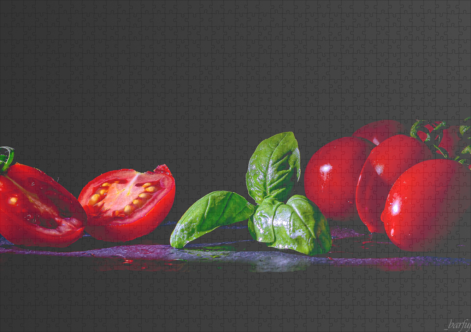 raxxa Premium-Puzzle: Tomate trifft basilikum - Imagen 2