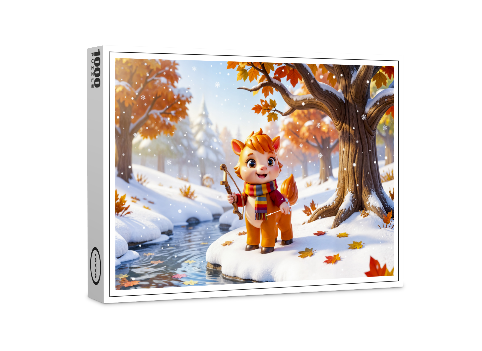 raxxa Premium-Puzzle: Cute 3D Sagittarius Zodiac Character