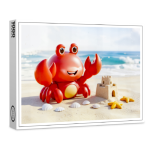 raxxa Premium-Puzzle: Cute 3D Cancer Zodiac Crab