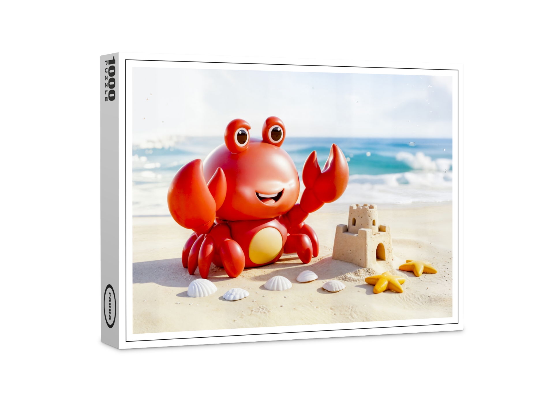 raxxa Premium-Puzzle: Cute 3D Cancer Zodiac Crab