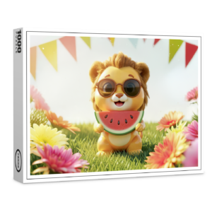 raxxa Premium-Puzzle: Cute 3D Leo Zodiac Lion