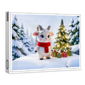 raxxa Premium-Puzzle: Cute 3D Capricorn Zodiac Character