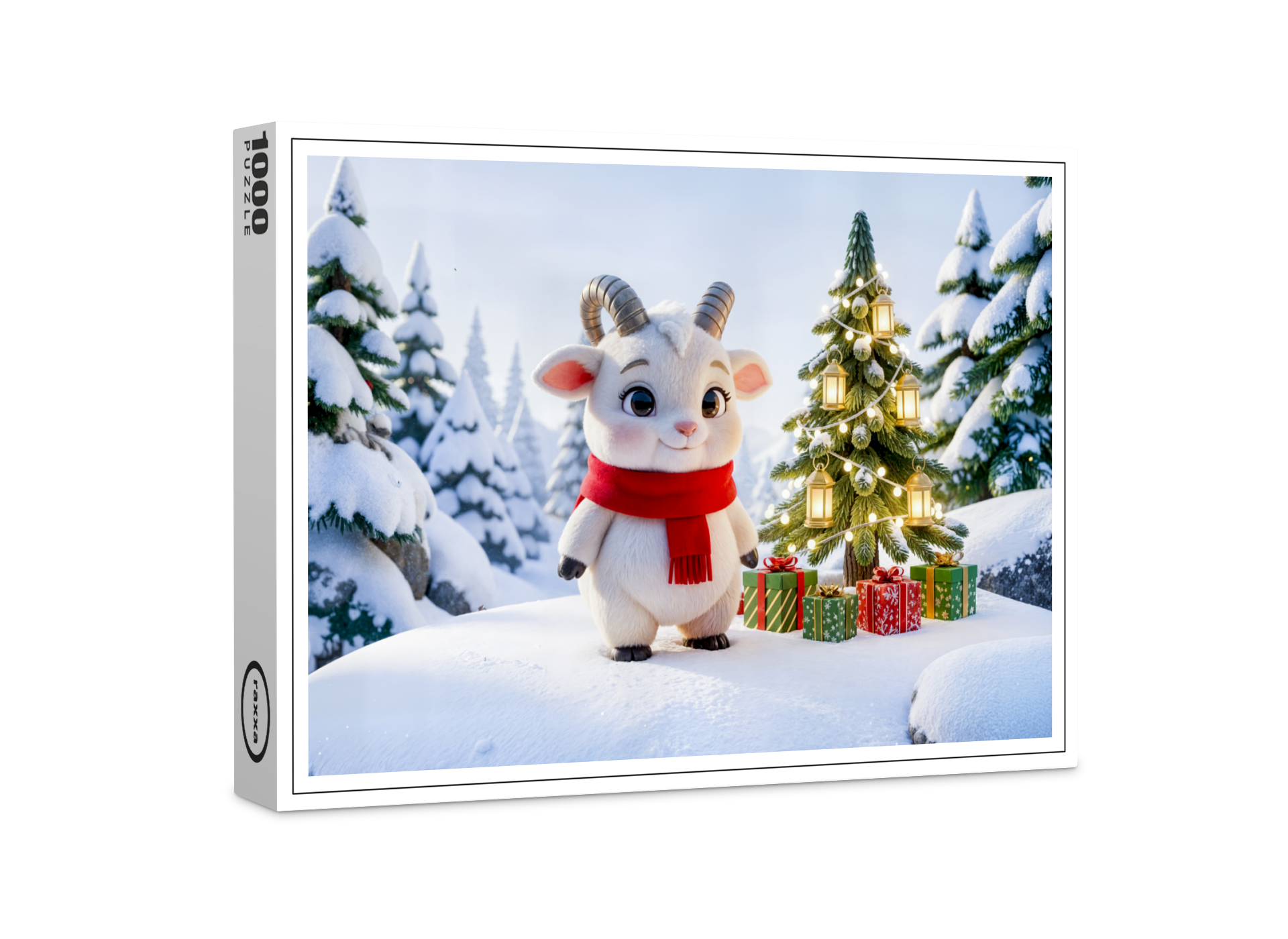 raxxa Premium-Puzzle: Cute 3D Capricorn Zodiac Character