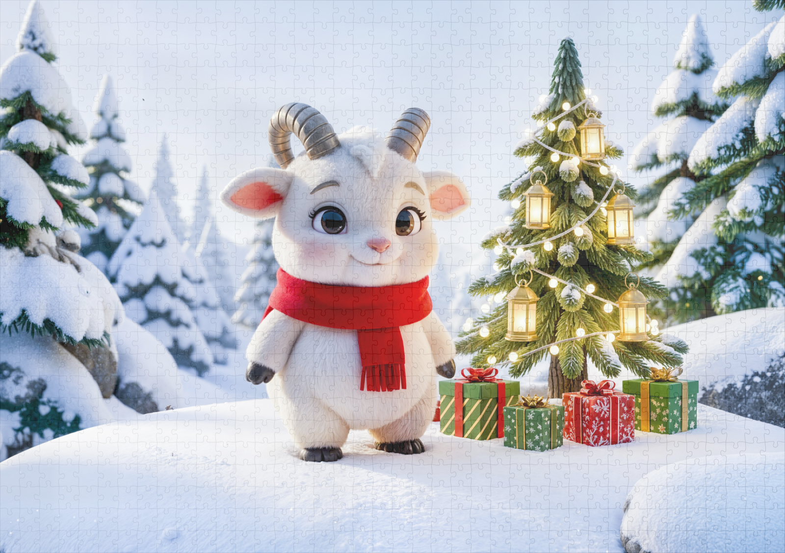 raxxa Premium-Puzzle: Cute 3D Capricorn Zodiac Character – Bild 2