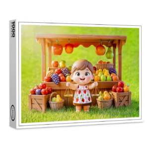 raxxa Premium-Puzzle: Cute 3D Libra Zodiac Girl