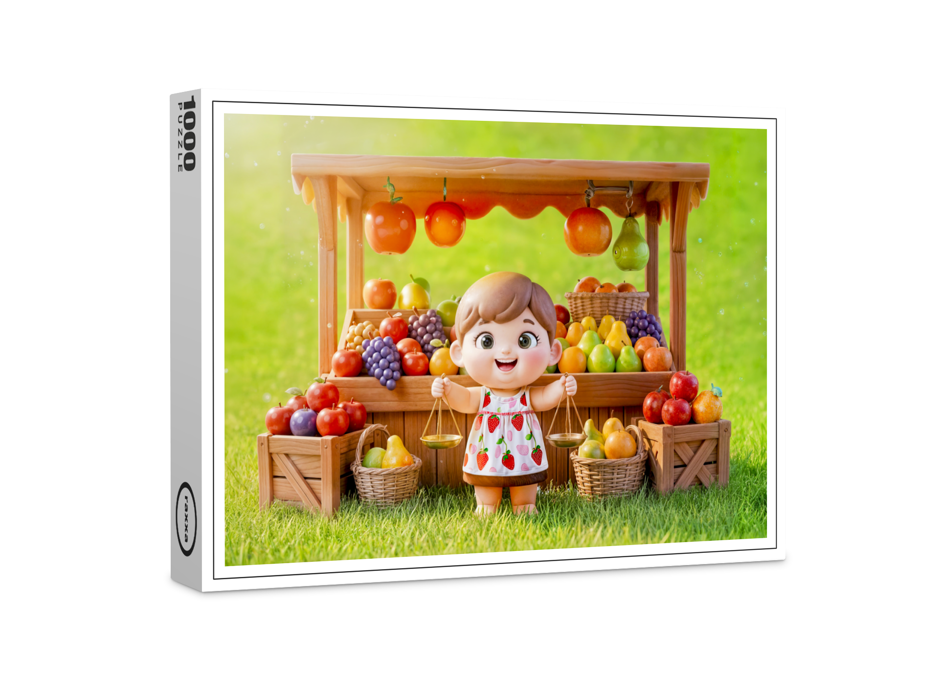 raxxa Premium-Puzzle: Cute 3D Libra Zodiac Girl