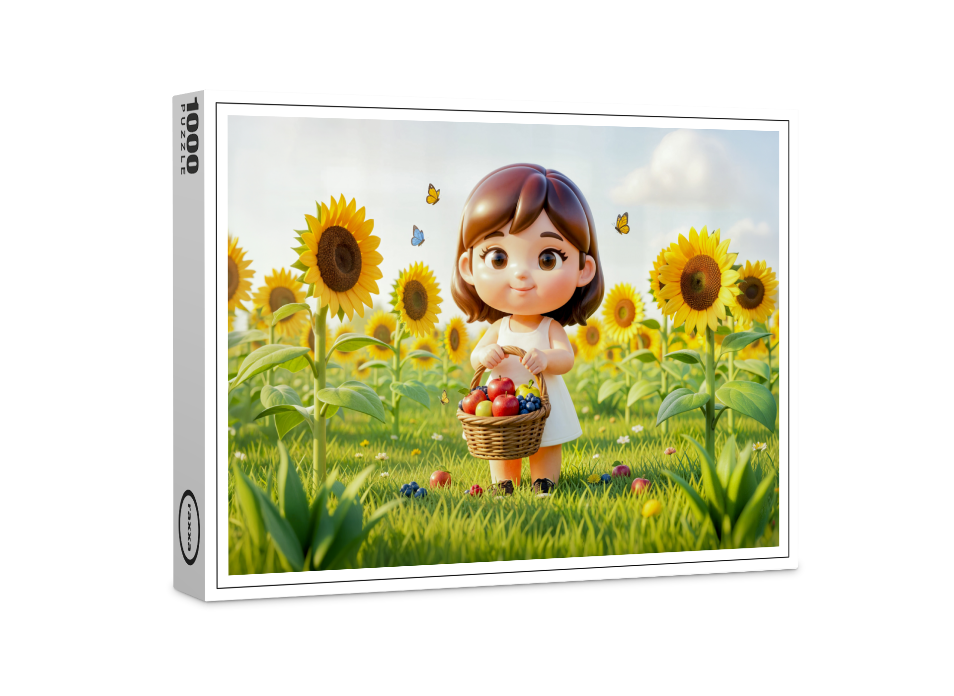 raxxa Premium-Puzzle: Cute 3D Virgo Zodiac Character