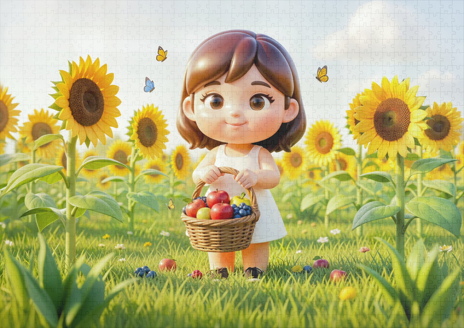 raxxa Premium-Puzzle: Cute 3D Virgo Zodiac Character – Bild 2