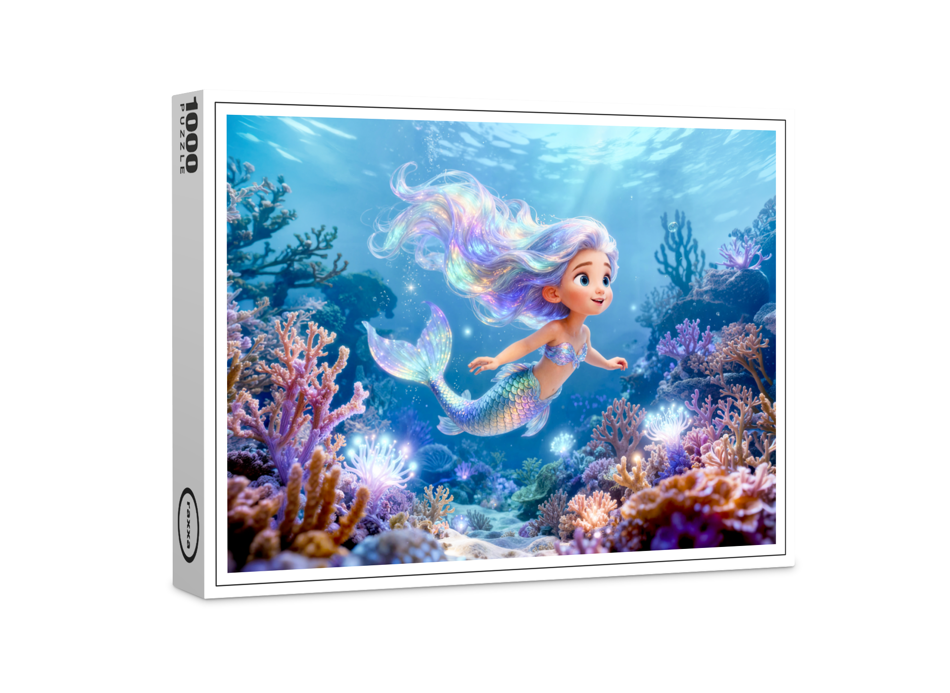 raxxa Premium-Puzzle: Cute 3D Virgo Zodiac Mermaid