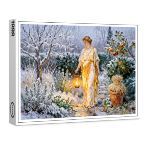 raxxa Premium-Puzzle: Greek Goddess Hestia Winter Garden