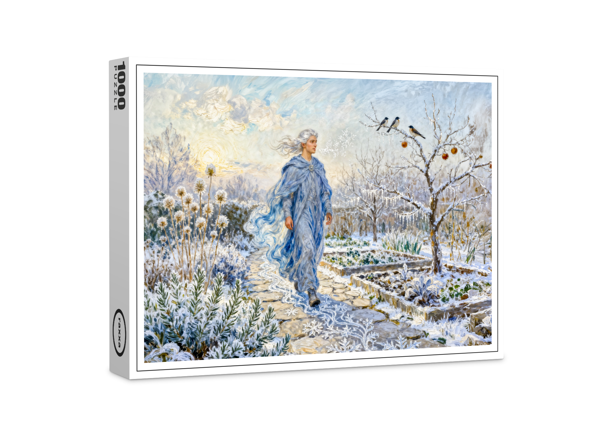 raxxa Premium-Puzzle: Greek God Boreas Winter Garden