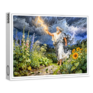 raxxa Premium-Puzzle: Greek God Zeus Summer Storm