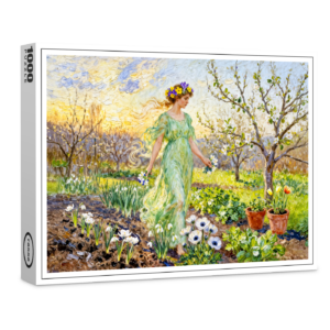 raxxa Premium-Puzzle: Greek Goddess Chloris Spring Garden
