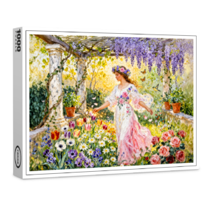 raxxa Premium-Puzzle: Greek Goddess Flora in Garden