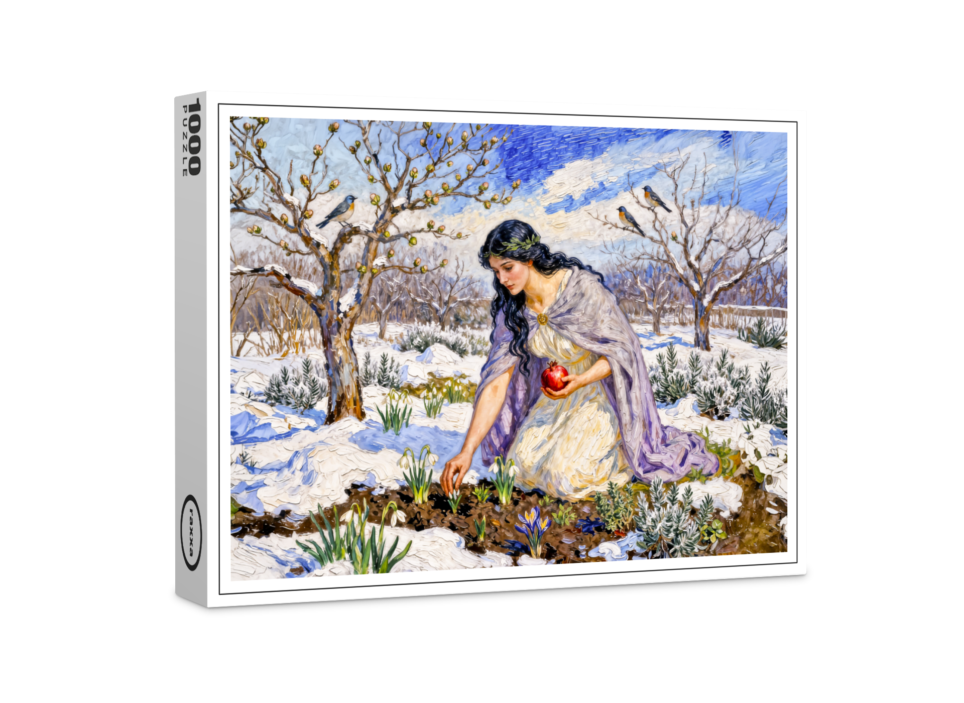 raxxa Premium-Puzzle: Greek Goddess Persephone Early Spring