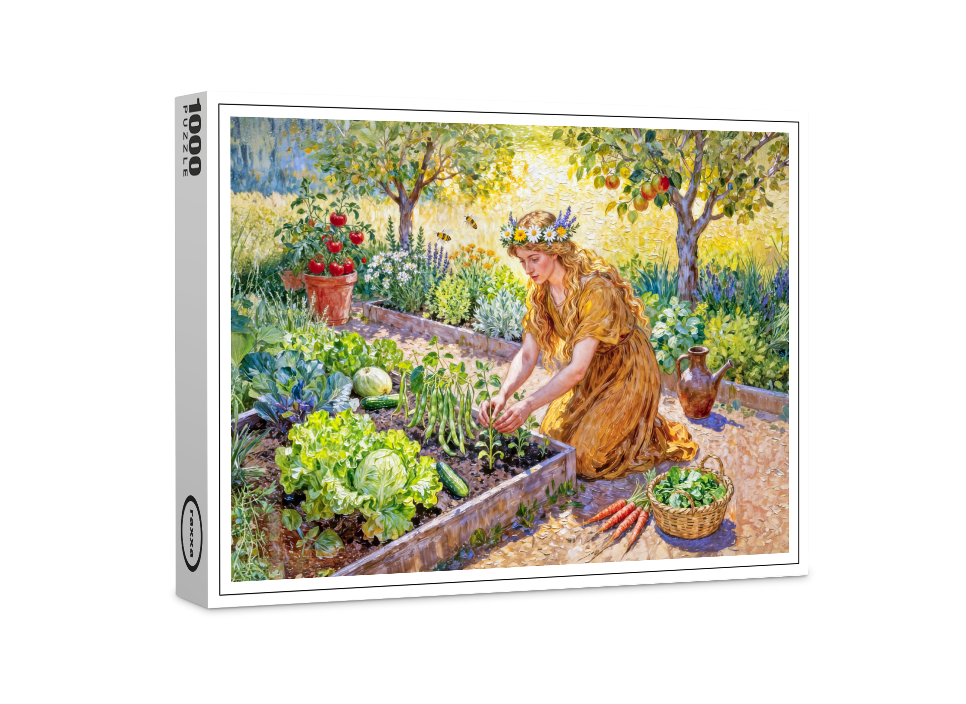 raxxa Premium-Puzzle: Greek Goddess Demeter Harvest Garden