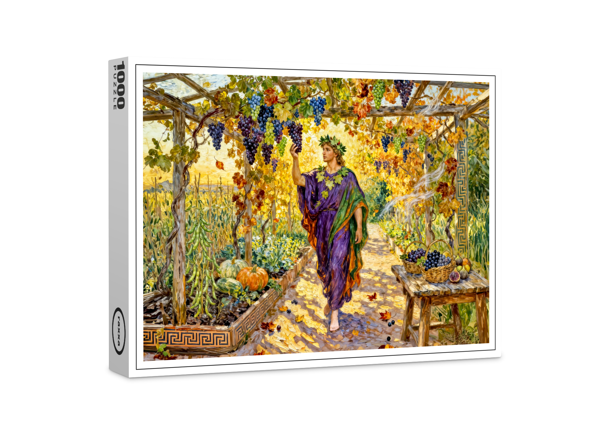 raxxa Premium-Puzzle: Greek God Dionysus Vineyard Walk
