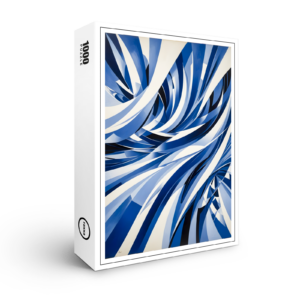raxxa Premium-Puzzle: Oceanic Wave Flow Abstraction