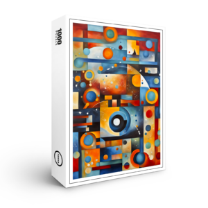 raxxa Premium-Puzzle: Cosmic Orbit Abstract Composition