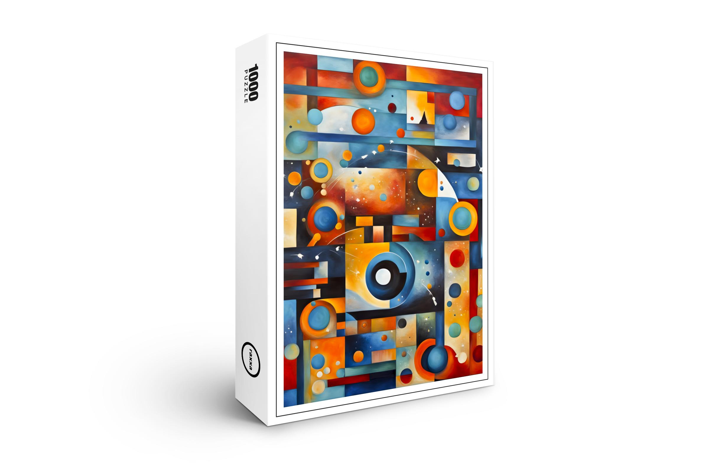 raxxa Premium-Puzzle: Cosmic Orbit Abstract Composition