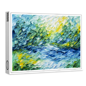 raxxa Premium-Puzzle: Organic Flow Wave Abstraction