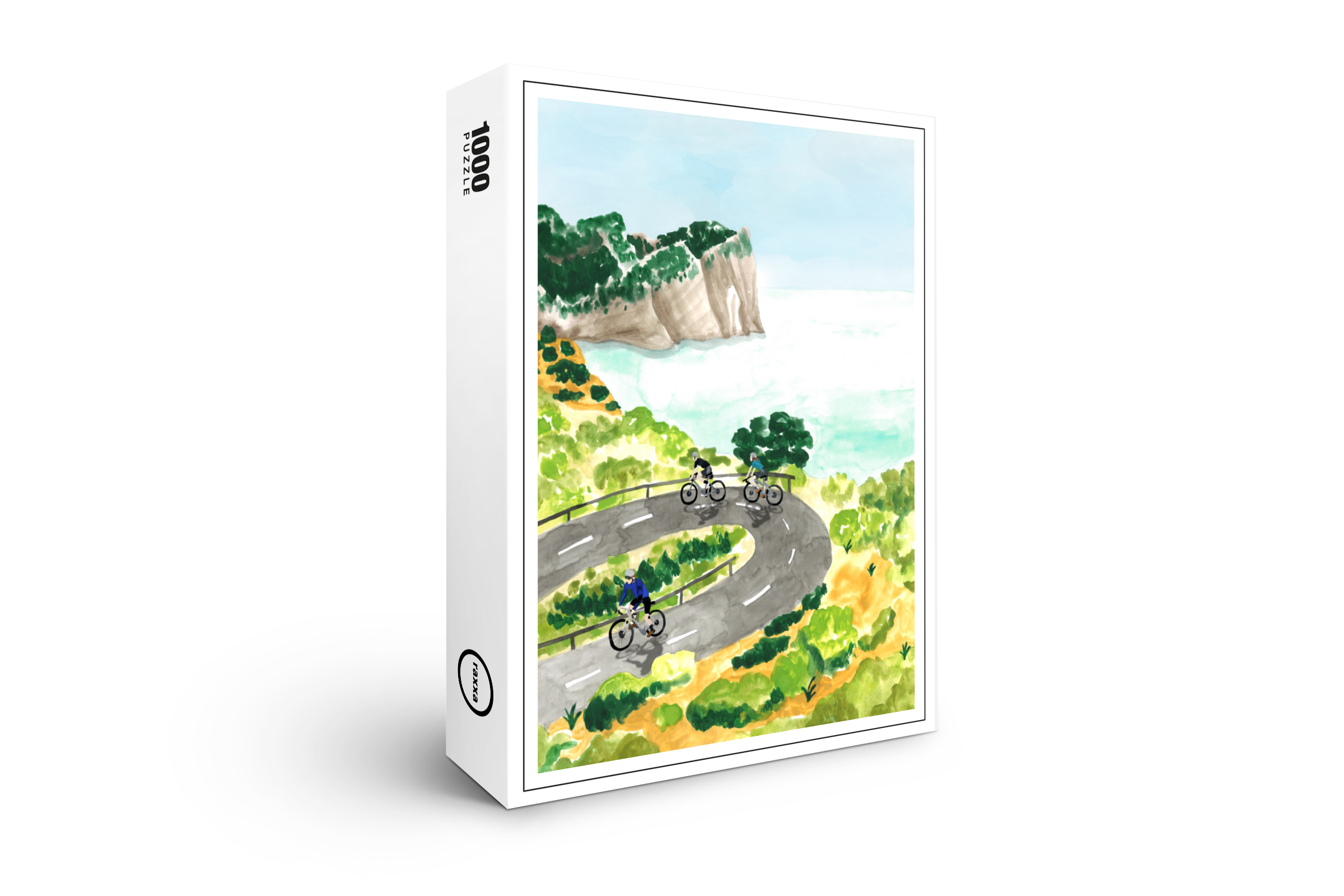 raxxa Premium-Puzzle: Cycling Cap Formentor